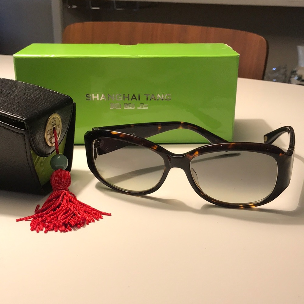 Shanghai Tang Tortoise Shell sunglasses